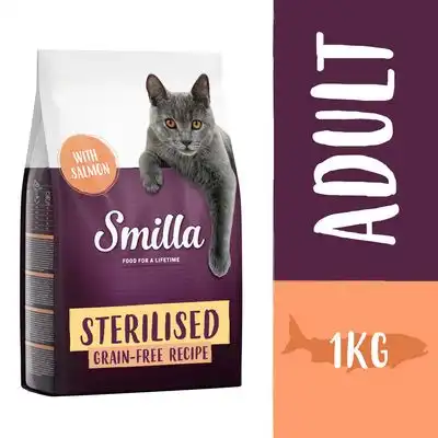 Smilla Sin Cereales Sterilised con salmón - 1 kg - Smilla - Comparador de precios