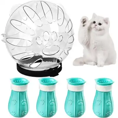 UAMLY Máscara para la cabeza y cubrepiés con diseño de gato espacial - azul - Uamly - Comparador de precios