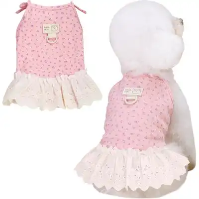 UAMLY Vestido de encaje para perro - Rosa XL - Uamly - Comparador de precios