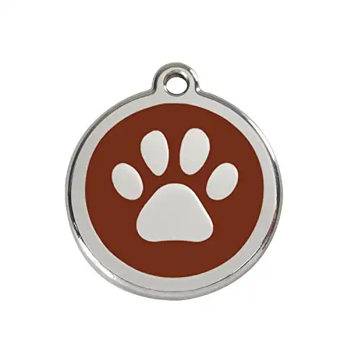 Placa identificativa Huella Marrón M - RedDingo - Comparador de precios
