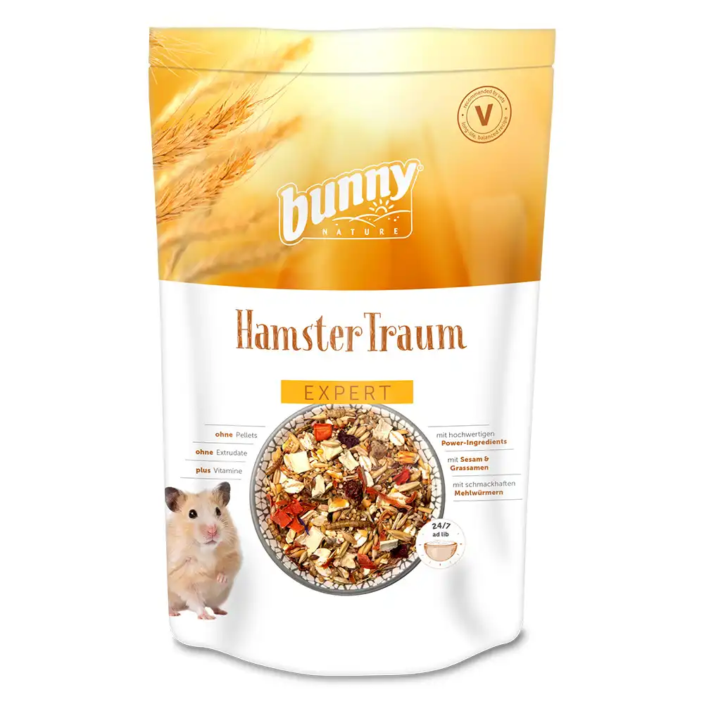 Bunny Hamster Dream Expert - 2 x 500 g - Pack Ahorro - bunnyNature - Comparador de precios