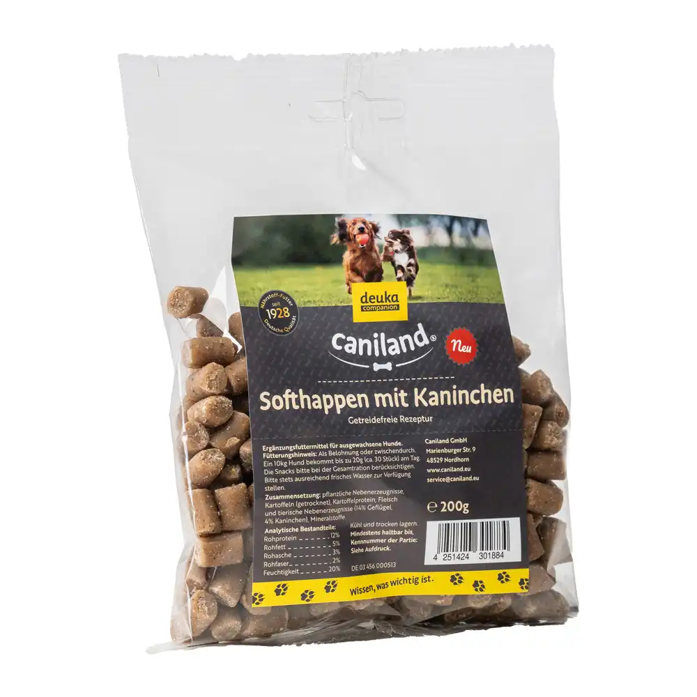Caniland Soft Bites sin cereales con conejo - 2 x 200 g