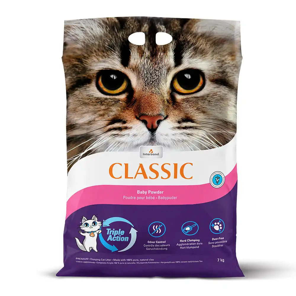 Classic arena aglomerante 7 kg en oferta: 6 + 1 kg ¡gratis! - Olor a talco - Extreme Classic - Comparador de precios