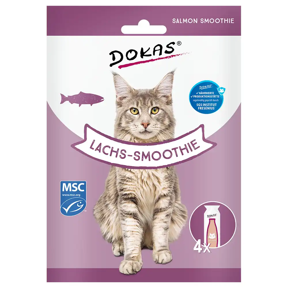 Doka Smoothie de salmón para gatos - 120 g - Dokas - Comparador de precios