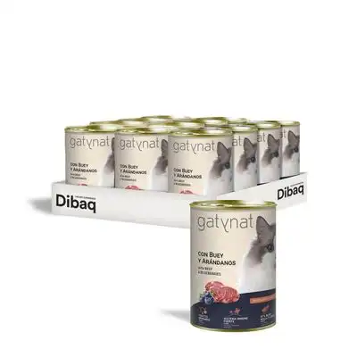 Gatynat Buey y arándanos - 12 x 400 g - Dibaq - Comparador de precios
