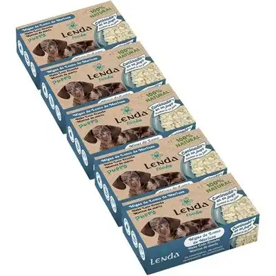 Lenda Foodie Puppy Migas de Lomo de Merluza - 5 x 120 g - Lenda - Comparador de precios