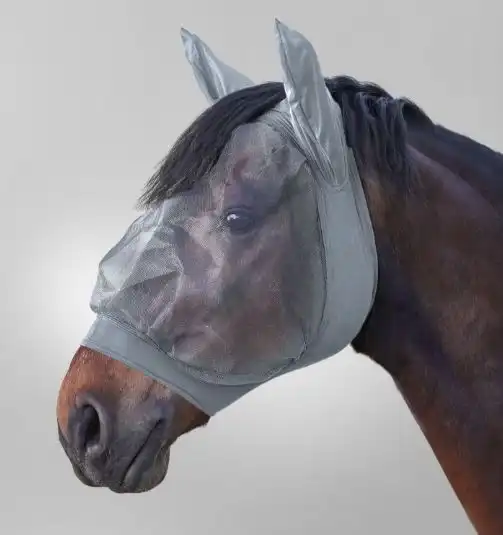 Máscara antimoscas para caballo Skinny | Talla COB | Color Gris | Equipamiento para el caballo | Producto de Guarnicionería | Tradición artesana | Talla cabezal COB | Los Nietos - COB - Los Nietos - Comparador de precios