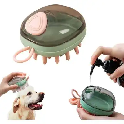 Pawffee Cepillo de silicona para baño de perros y gatos, champú y masaje - 1 pieza - Pawffee - Comparador de precios