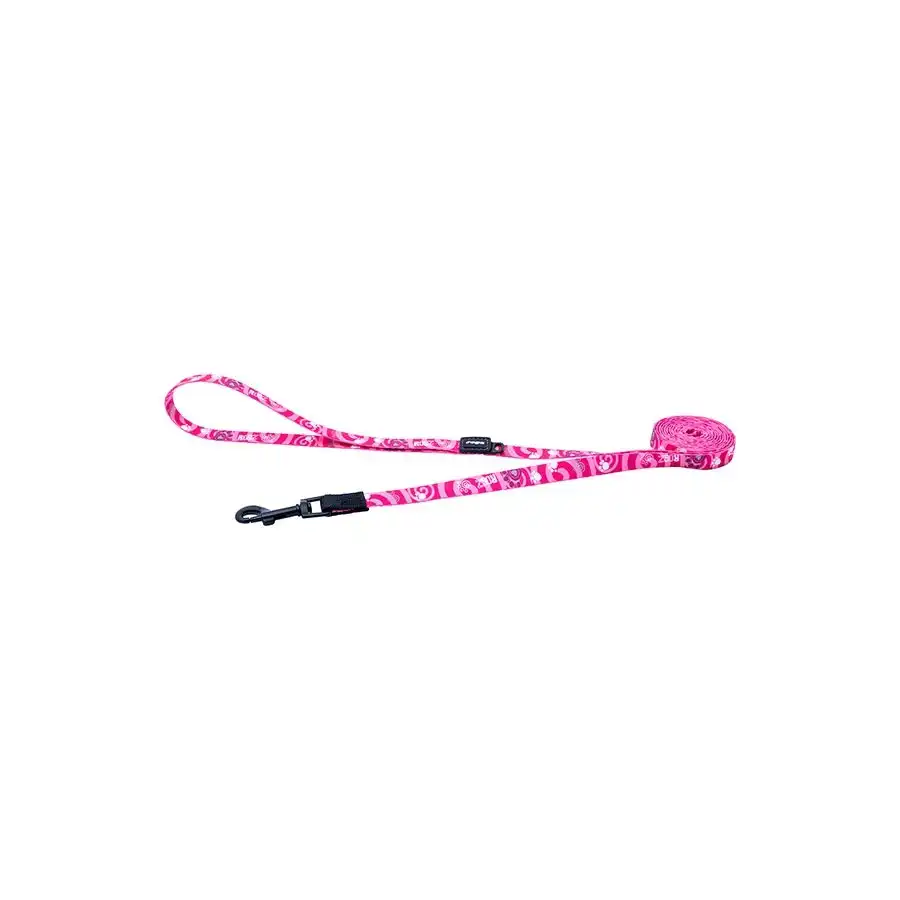 Rogz Correa Hulleas Rosa para perros - 120 cm x 25 mm - Rogz - Comparador de precios