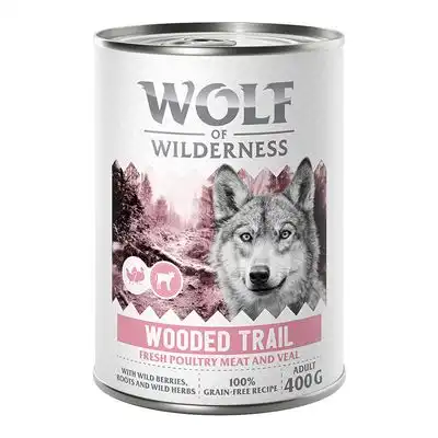 Wolf of Wilderness Expedition 6 x 400 g - Wooded Trails - Ave con ternera - Wolf of Wilderness - Comparador de precios