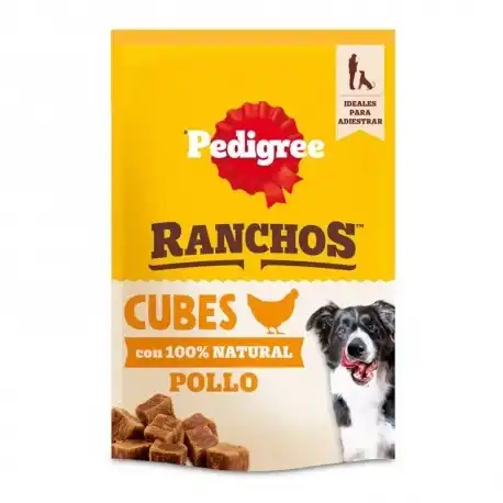 4 bolsitas x 70 g Pedigree Bocaditos Ranchos Cubes de Pollo para perros ¡Pack Ahorro! - Pedigree - Comparador de precios