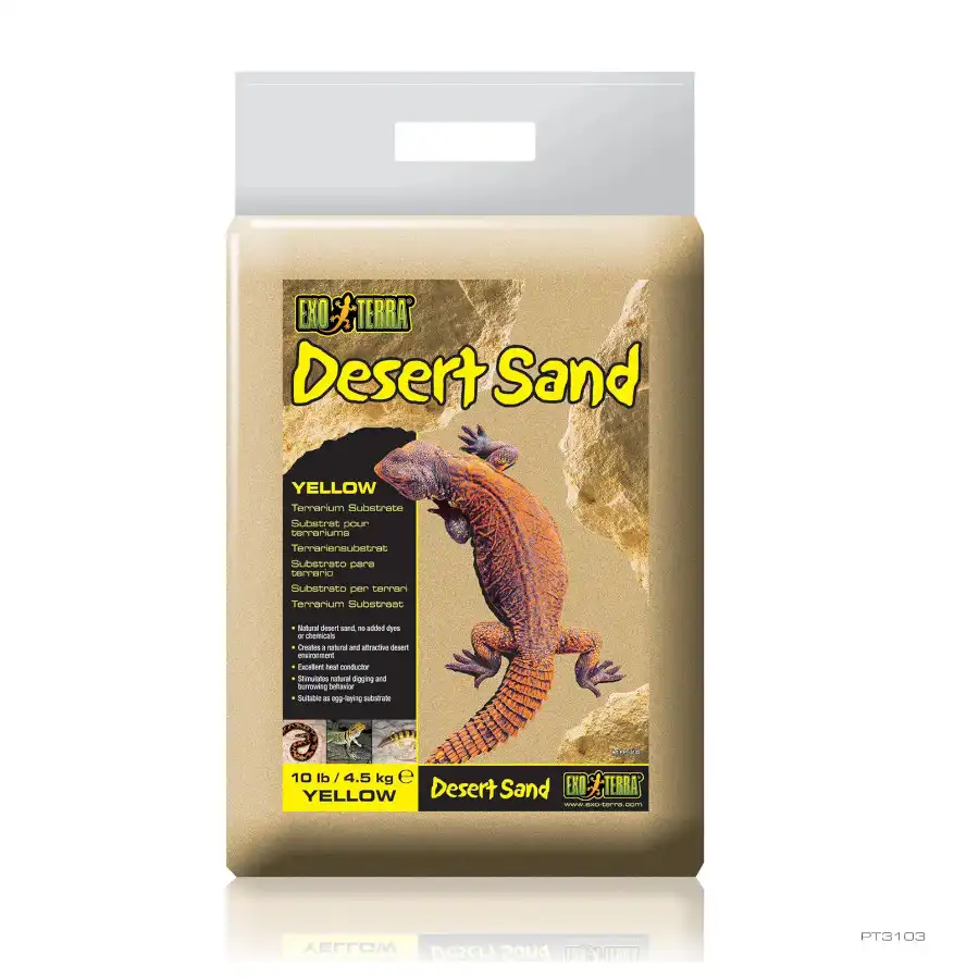 Arena del desierto amarilla para terrarios Exo Terra - Exoterra - Comparador de precios