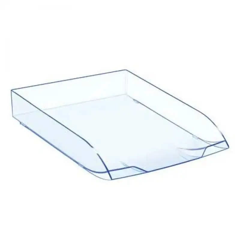 Bandeja Sobremesa Cep Confort Plastico Transparente Celeste 370x270x61 Mm