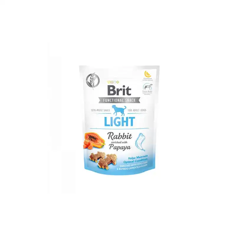 Brit care dog functional snack light conejo, Peso 150 gr