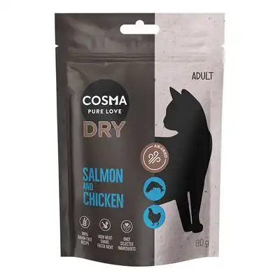 Cosma Air-Dried pienso para gatos - Pack de prueba - 80 g: salmón con pollo - Cosma - Comparador de precios