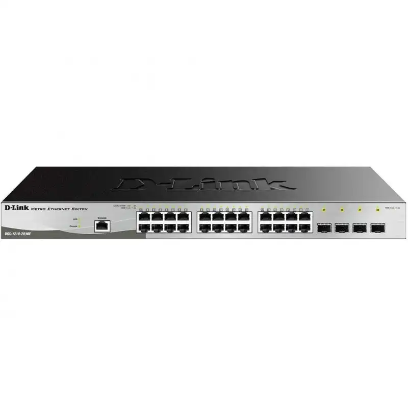D-Link DGS-1210/ME Switch 24 Puertos Gigabit + 4 SFP