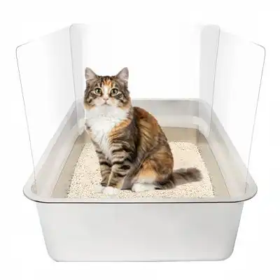 FurryFusion Juego de 3 protectores laterales para areneros de gatos - Artículo 3 - Furry Fusion - Comparador de precios