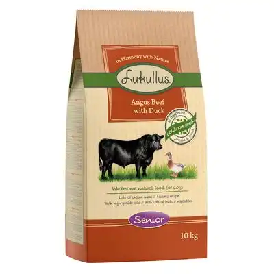Lukullus Senior Vacuno con Pato - 10 kg - Lukullus - Comparador de precios