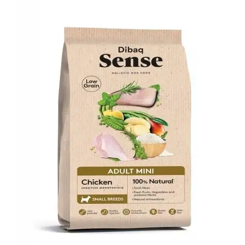 Pienso Dibaq Sense Low Grain para perros minis adulto sabor Pollo - Dibaq - Comparador de precios