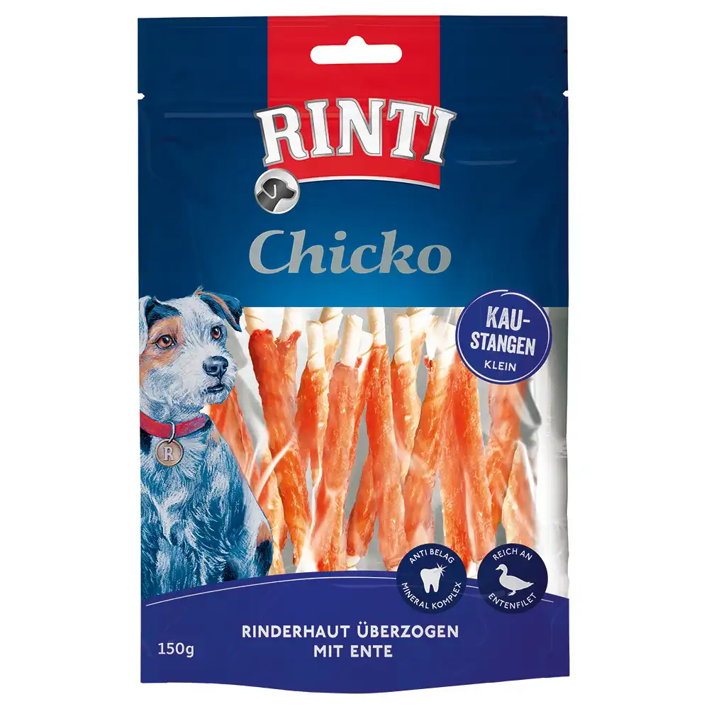 RINTI Chicko palitos pequeños snacks para perros - Pato 150 g