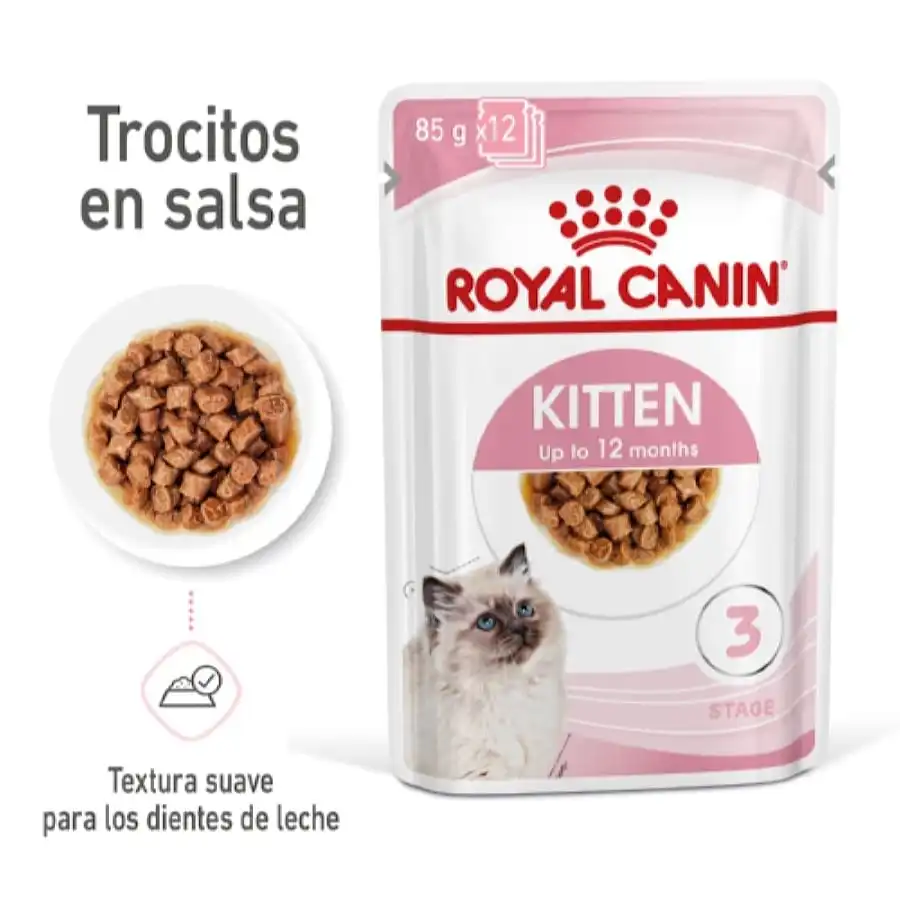 Royal Canin Kitten Instinctive sobre en salsa para gatos