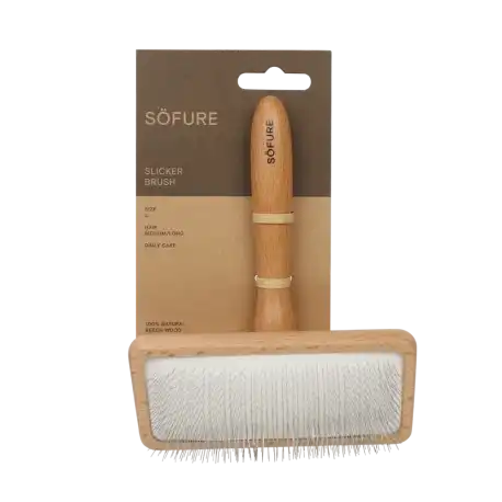 Söfure Slicker Brush Carda para Perros y Gatos, 16,5 x 12 x 4 cm - Söfure - Comparador de precios