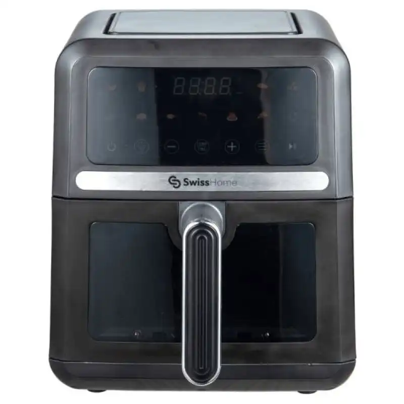 Swiss Home Freidora de Aire 4.85L 1500W 11 Programas Negro
