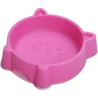 UAMLY Cuencos para mascotas de plástico grueso y resistente - rosa - Uamly - Comparador de precios