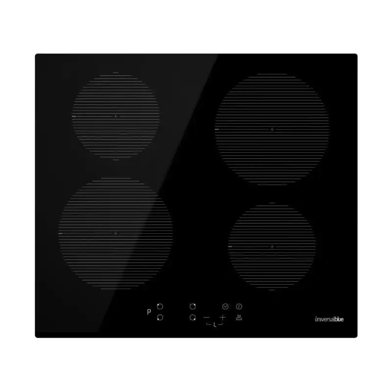 Universal Blue Meissa 4072 Placa Inducción 4 Zonas 60cm Negra