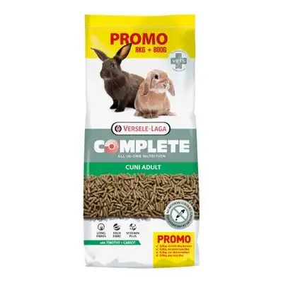 Versele-Laga Cunis Conejo Adult Complete - 8 kg + 800 g ¡gratis! - Versele Laga Complete - Comparador de precios