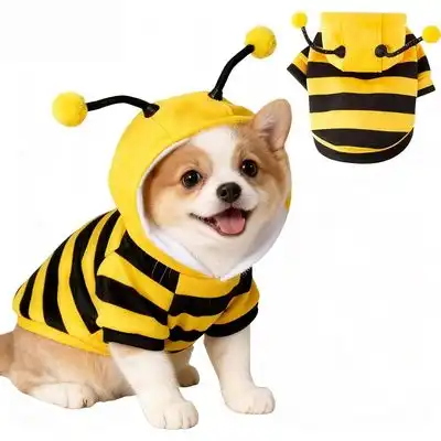 ZooVenture Disfraz de abeja de forro polar para perro, talla M - Talla: XS - Zooventure - Comparador de precios