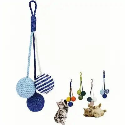 ZooVenture Pelotas de sisal para gatos - Azul - Zooventure - Comparador de precios