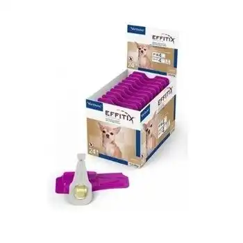 24 Pipetas Effitix Xs Para Perros Mini (1,5-4 Kg) Pulgas, Garrapatas Y Flebotomos - Virbac - Comparador de precios