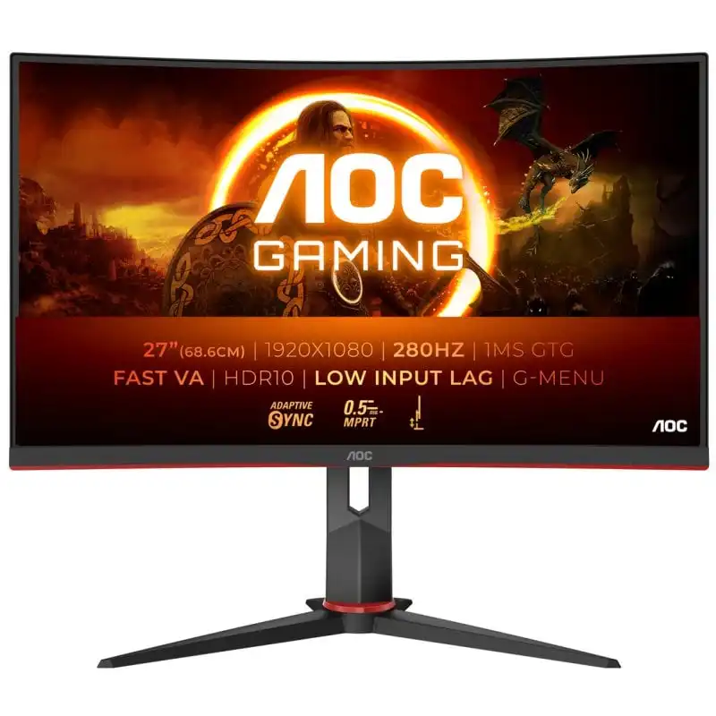 AOC C27G2Z3/BK 27" LED Fast VA FullHD 280Hz 1ms Curva