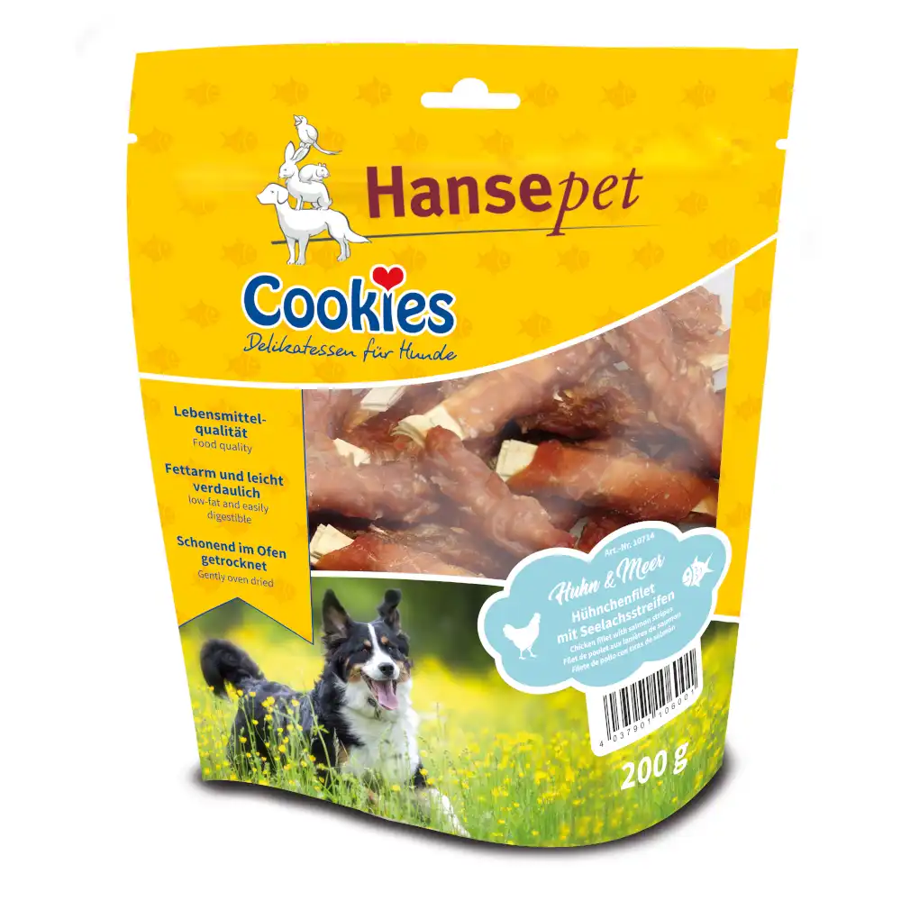 Cookie´s Delikatess snacks de pescado para perros y gatos - Palitos de carbonero y pollo - 200 g - Cookie's - Comparador de precios