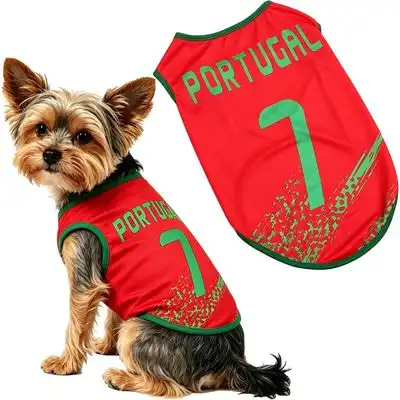 HausPets Camiseta de fútbol para perros - Portugal - Portugal-2XL - HausPets - Comparador de precios