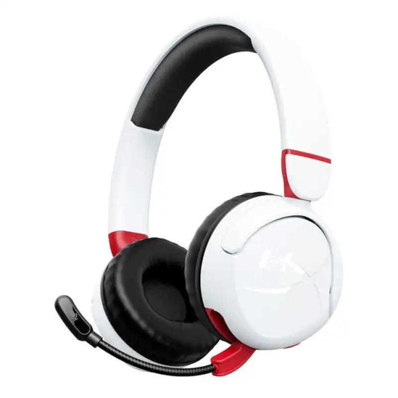 HyperX Cloud Mini Auriculares Gaming Inalámbricos para Niños 85dB Blancos
