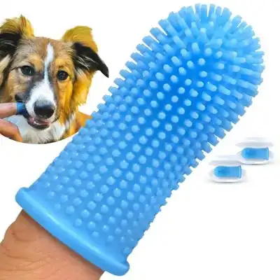 IntiMeg Juego de 2 cepillos de dientes para perros - Artículo 1 - IntiMeg - Comparador de precios