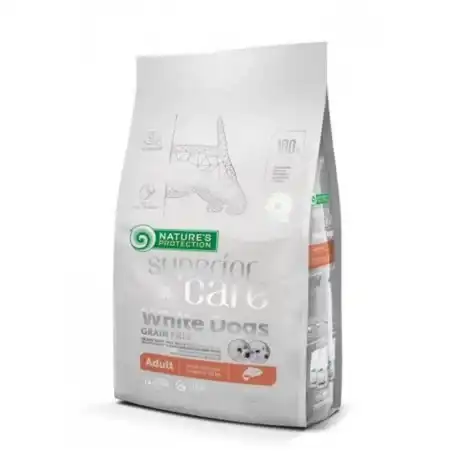 Nature´s Protection Superior Care White Dog Pienso para Perros de Razas Pequeñas Salmón, 1,5 Kg. - Natures Protection - Comparador de precios