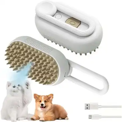 Pawffee Cepillo eléctrico de vapor para mascotas, masaje, quita nudos - 1 pieza - Pawffee - Comparador de precios