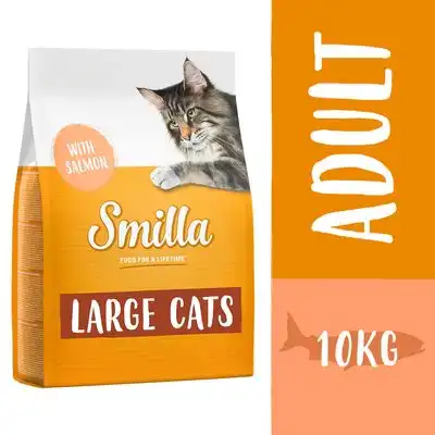 Smilla Adult Gatos XXL con salmón - 10 kg - Smilla - Comparador de precios