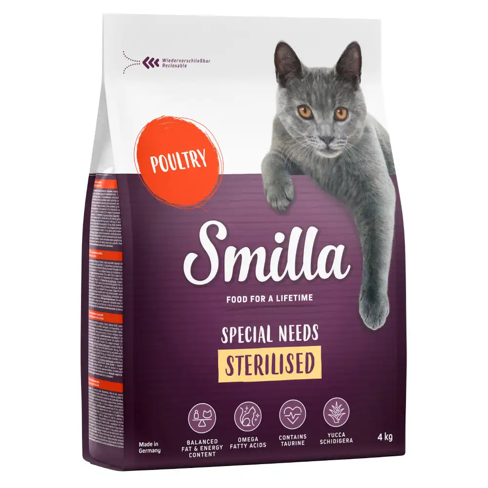 Smilla Adult Sterilised con ave - 4 kg - Smilla - Comparador de precios