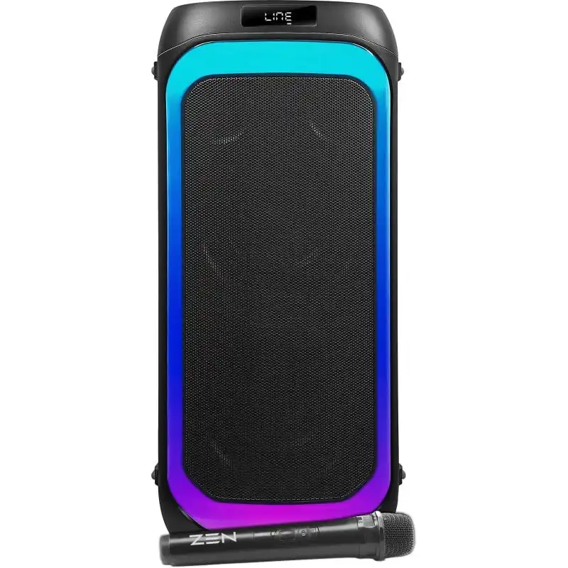 Zen Aero Altavoz Portable Bluetooth LED RGB 350W PMPO + Micrófono