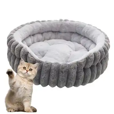 ZooVenture Cesta redonda para gatos y perros pequeños, 40 cm de diámetro - 40*40*15 cm - Zooventure - Comparador de precios