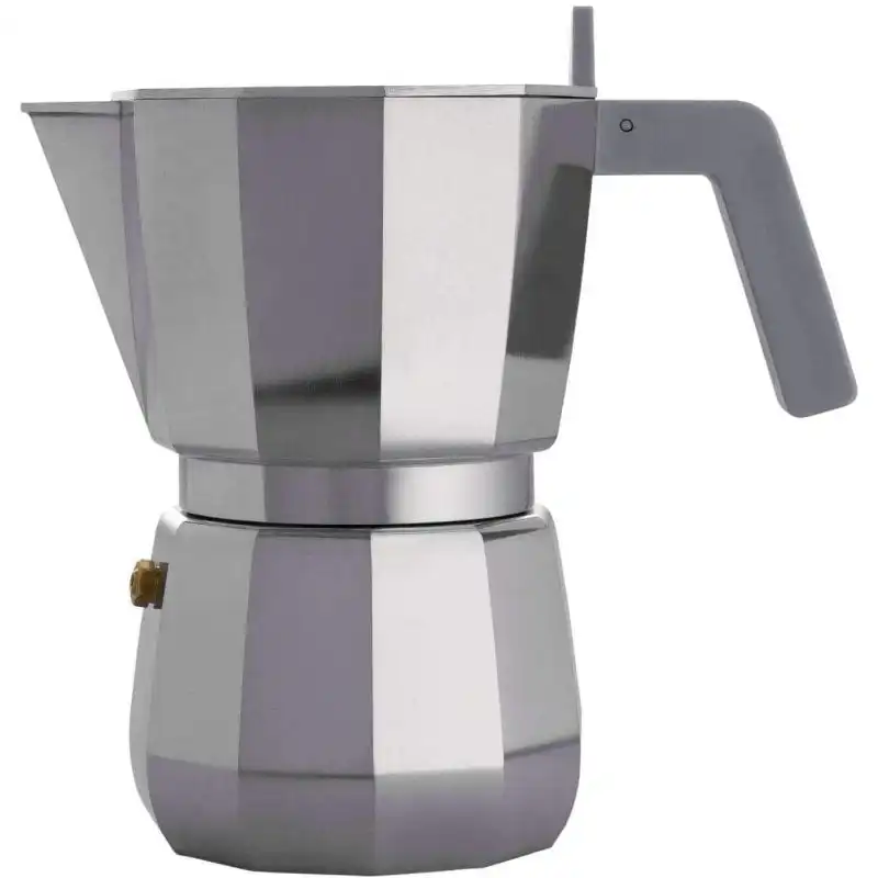 Alessi Moka Cafetera Italiana 6 Tazas Plata