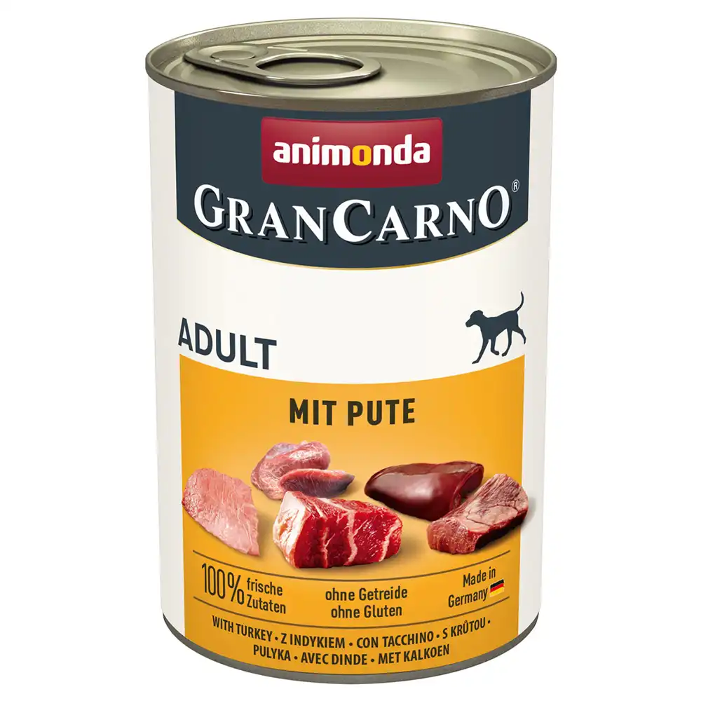 Animonda GranCarno Original Adult 6 x 400 g - Pavo - Animonda GranCarno - Comparador de precios