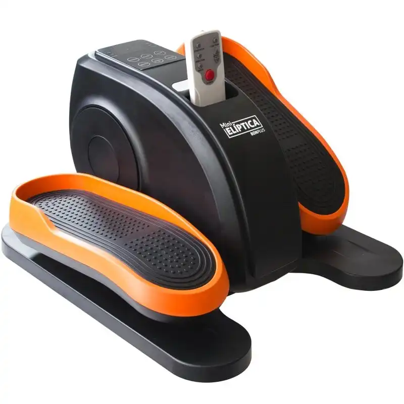 Bonplus Bp Mini Elíptica Eléctrica Bidireccional, Ejercitador De Piernas, Mando A Distancia