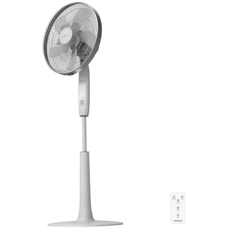 Cecotec EnergySilence 1010 Extreme Connected Ventilador de Pie con Mando 60W Blanco