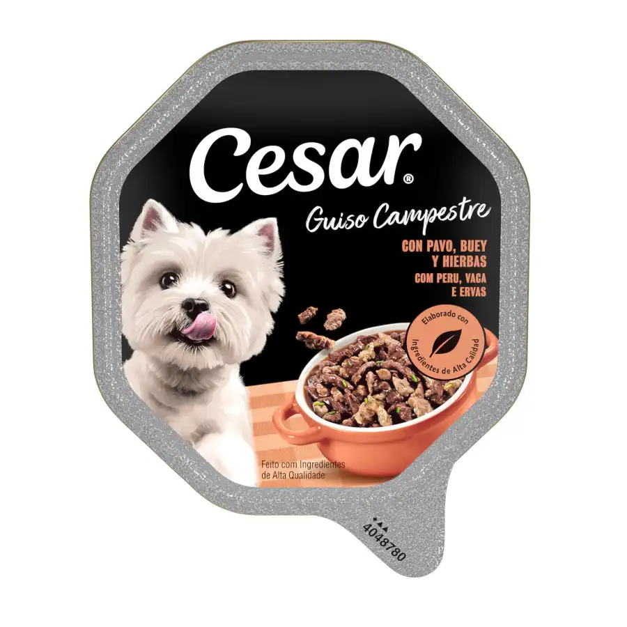 Cesar Guiso Campestre Pavo y Buey tarrina para perros - 150 g - Cesar - Comparador de precios