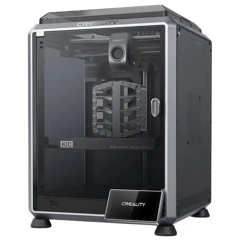 Creality K1C Impresora 3D Cerrada 22x22x25cm Compatible con Fibra de Carbono PLA-CF/PET-CF